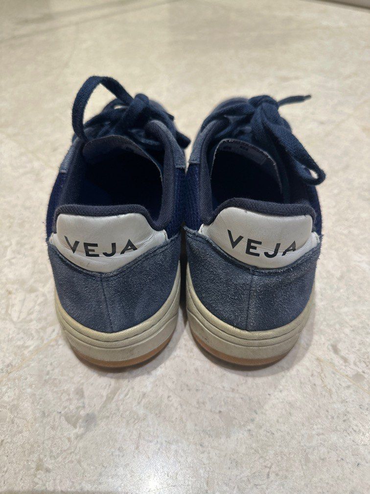 VEJA BLUE SUEDE SNEAKERS Men s Fashion Footwear Sneakers on