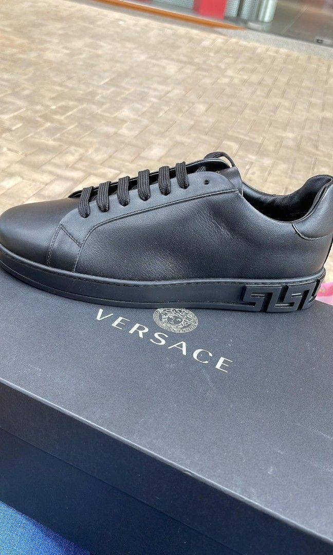 Versace vitello sneaker cheap