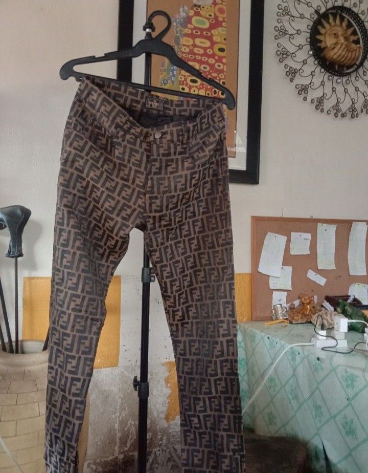 Vintage fendi zucca pants online