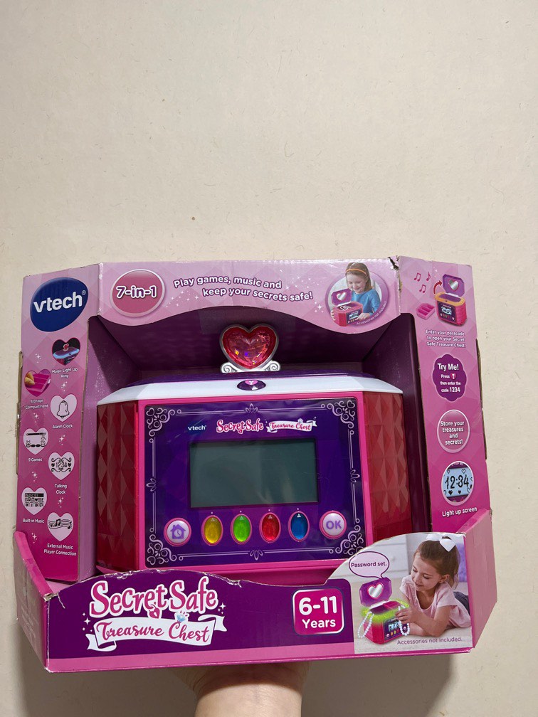 Vtech Secret Safe Treasure Chest 7 in 1 NEW Segel Original, Toys & Collectibles, Mainan di Carousell