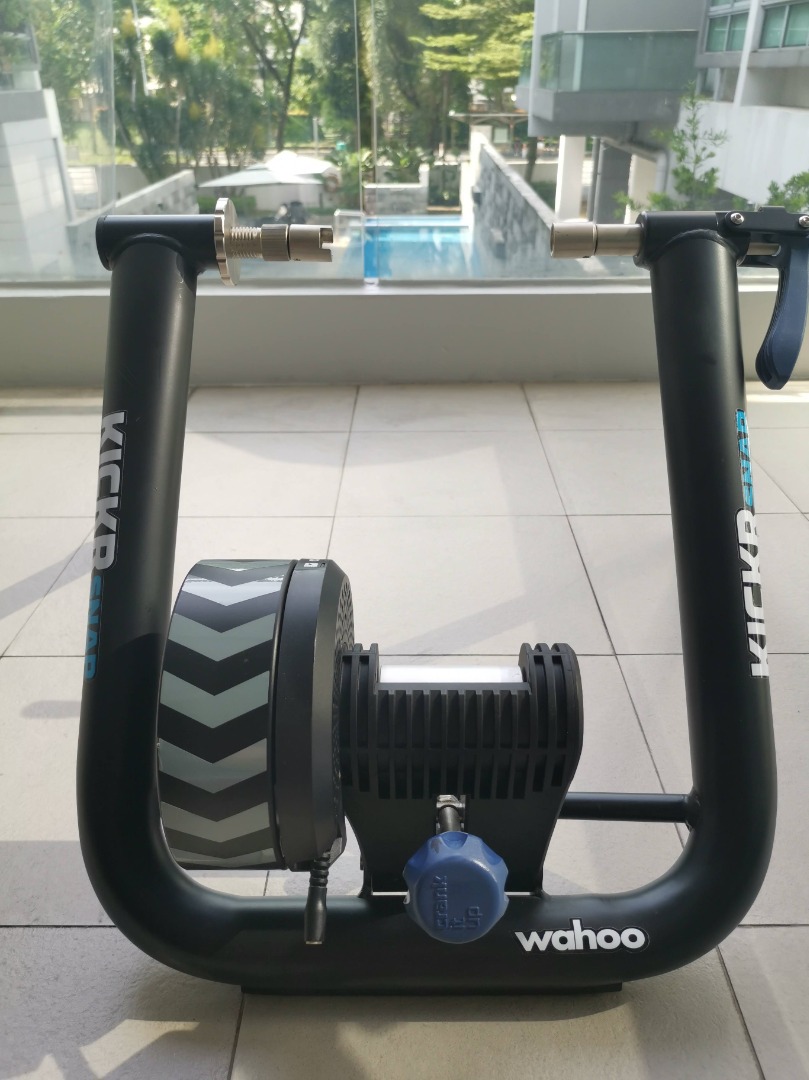 Wahoo KIckr SNAP V2 Gen 2 Wheel On Smart Bike Trainer Zwift