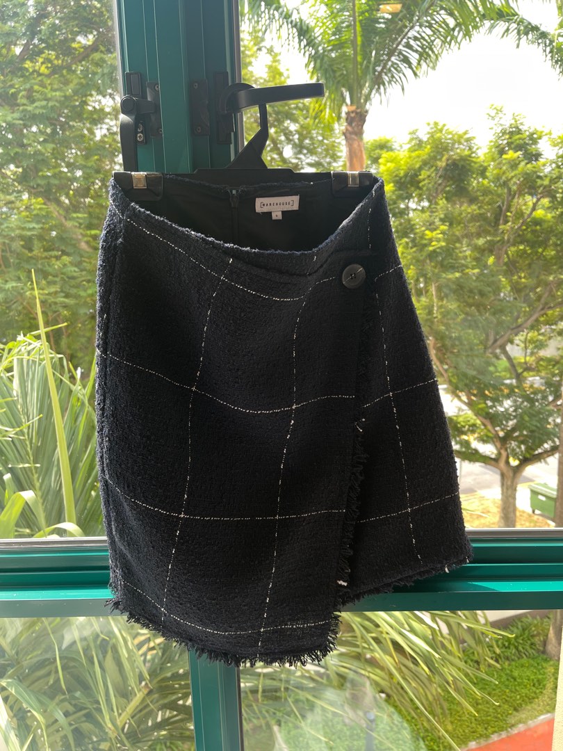 Regular Fit Woven Dark Blue Skirt main image 0