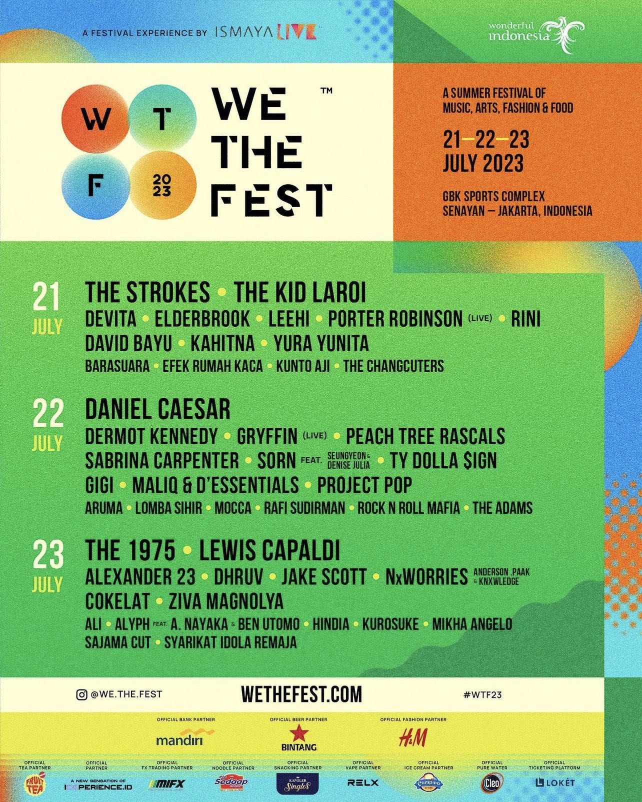 We The Fest 3 Day Pass on Carousell