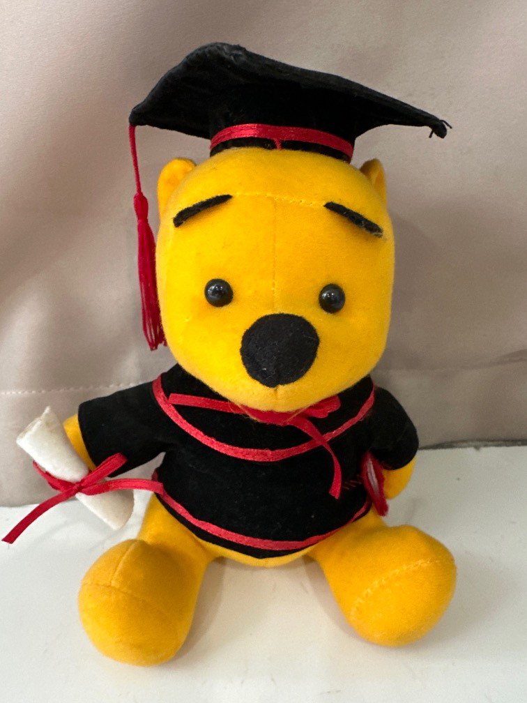 Winnie The Pooh Graduation Bear 20cm Hobbies And Toys Toys And Games On Carousell 