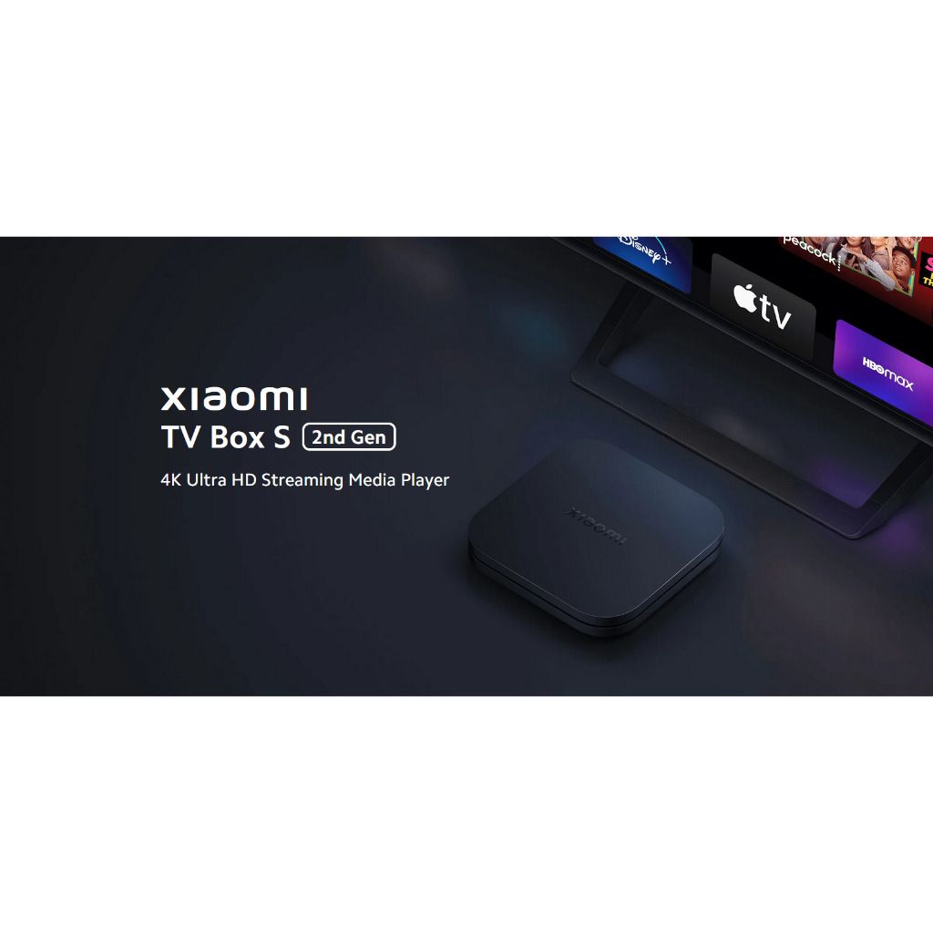 Original Global Xiaomi Mi TV Box S 2nd Gen 4K Android TV Ultra HD 2G 8G