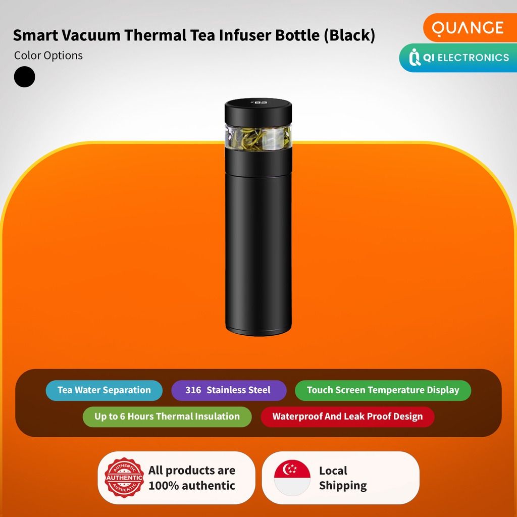 Xiaomi Youpin Quange Smart Vacuum Thermal Tea Infuser Bottle 400ML