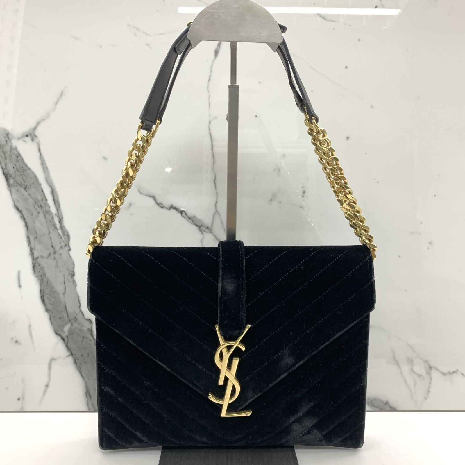 Yves saint clearance laurent velvet bag