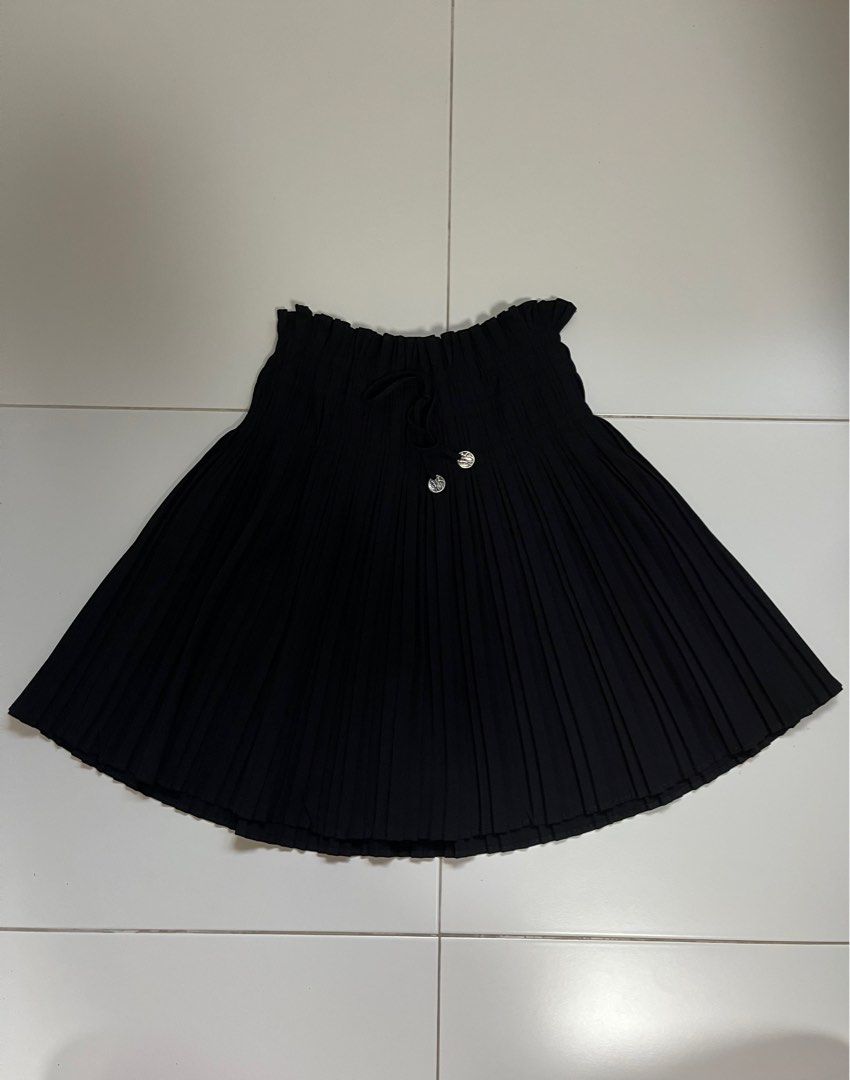 Black tennis 2025 skirt zara