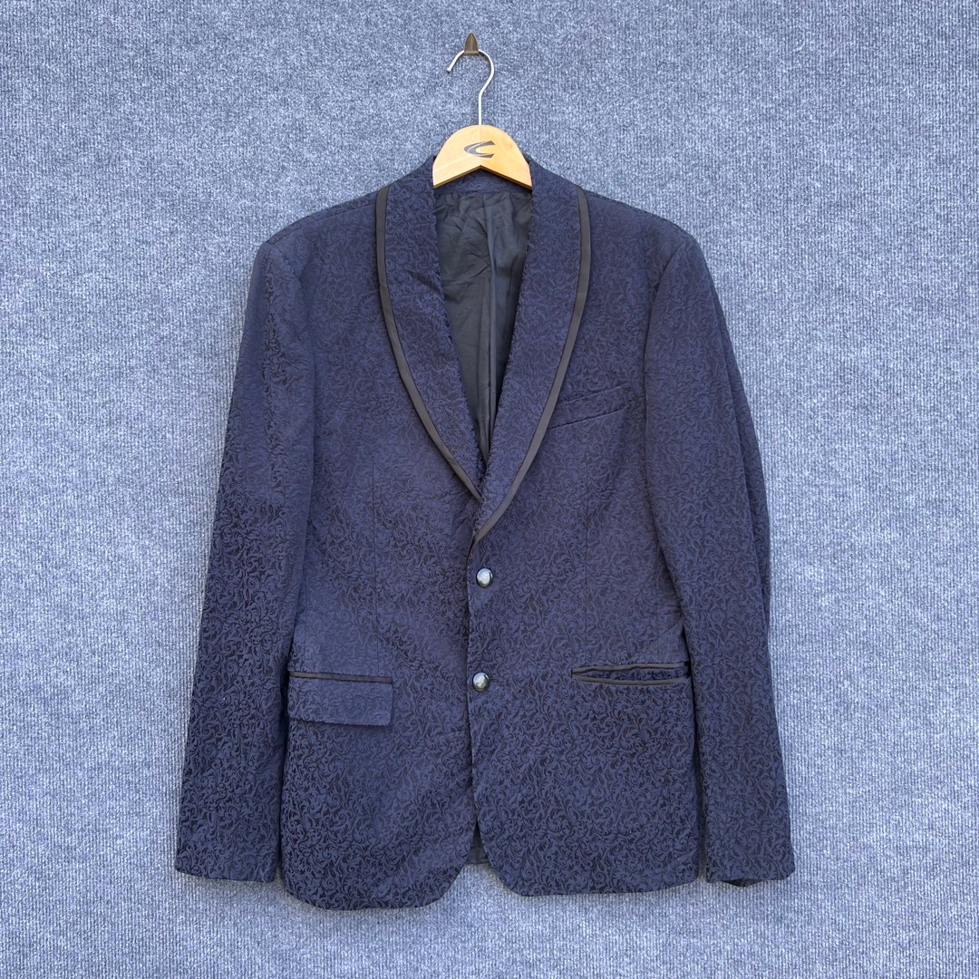 Mens floral blazer zara clearance