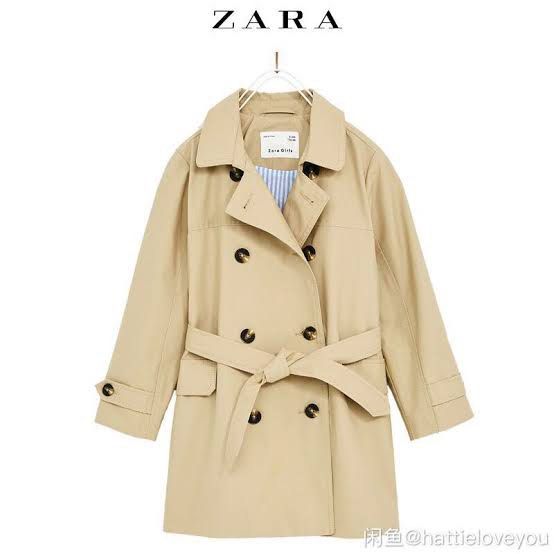 Zara boys trench coat clearance