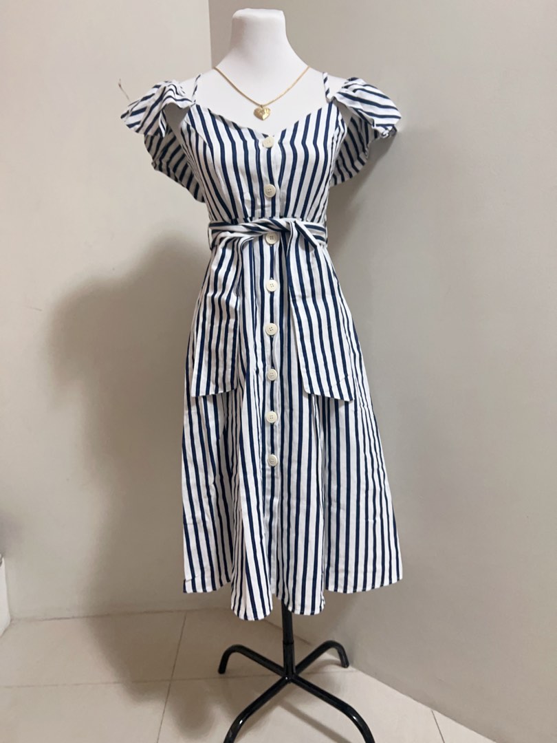 Blue And White Zara Dress White Striped Midi Dress Striped Shirt Dress Zara Zara Midi Zara Blue And White Zara Dress White Striped Midi Dress Striped Shirt Dress Zara Zara Midi Zara