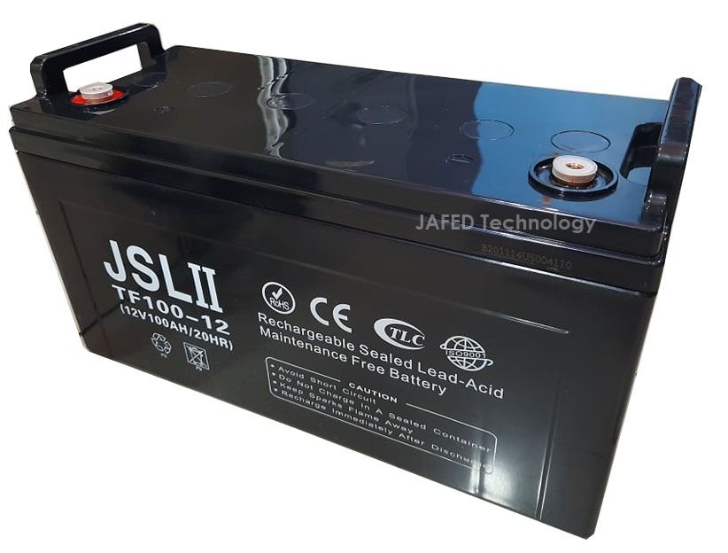 100AH 12V JSL II Maintenance Free Rechargeable Solar UPS Valve