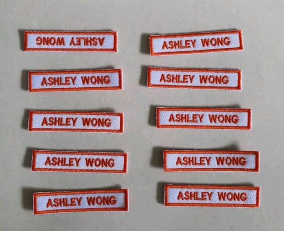 uniform name tag patches