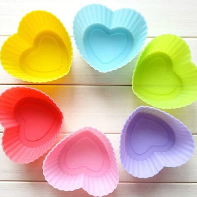 12 PC SET Silicone Cupcake Molds Heart Shaped Cup Cake Liners Bakeware Tool Baking Random Colors (Category: Bakeware) located in San Juan City. Submitted by bargainrepublic_mountain (Listing ID 1239597763, Image 1). Description: 12 PC SET Silicone Cupcake Molds Heart Shaped Cup Cake Liners Bakeware Tool Baking Random Colors This item and more good finds at bargain prices.. Check out our listings for low price, discounted, clearance and bargain it