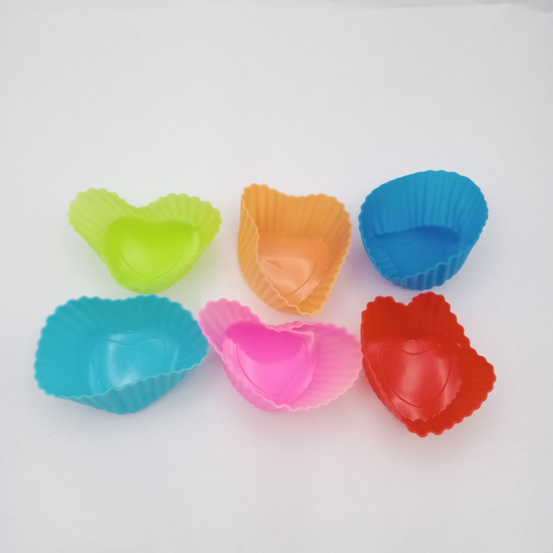 12 PC SET Silicone Cupcake Molds Heart Shaped Cup Cake Liners Bakeware Tool Baking Random Colors (Category: Bakeware) located in San Juan City. Submitted by bargainrepublic_mountain (Listing ID 1239597763, Image 2). Description: 12 PC SET Silicone Cupcake Molds Heart Shaped Cup Cake Liners Bakeware Tool Baking Random Colors This item and more good finds at bargain prices.. Check out our listings for low price, discounted, clearance and bargain it