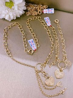 18k gold japan necklaces and bracelets