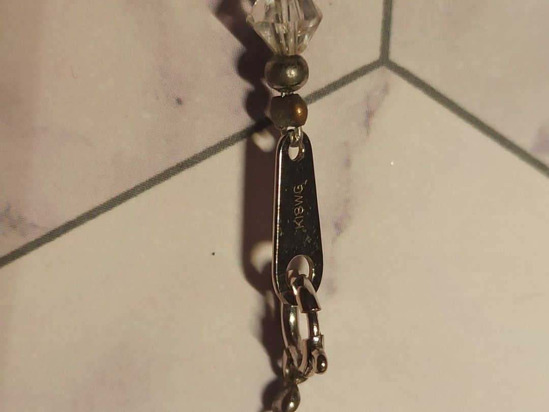 White gold clasp on sale
