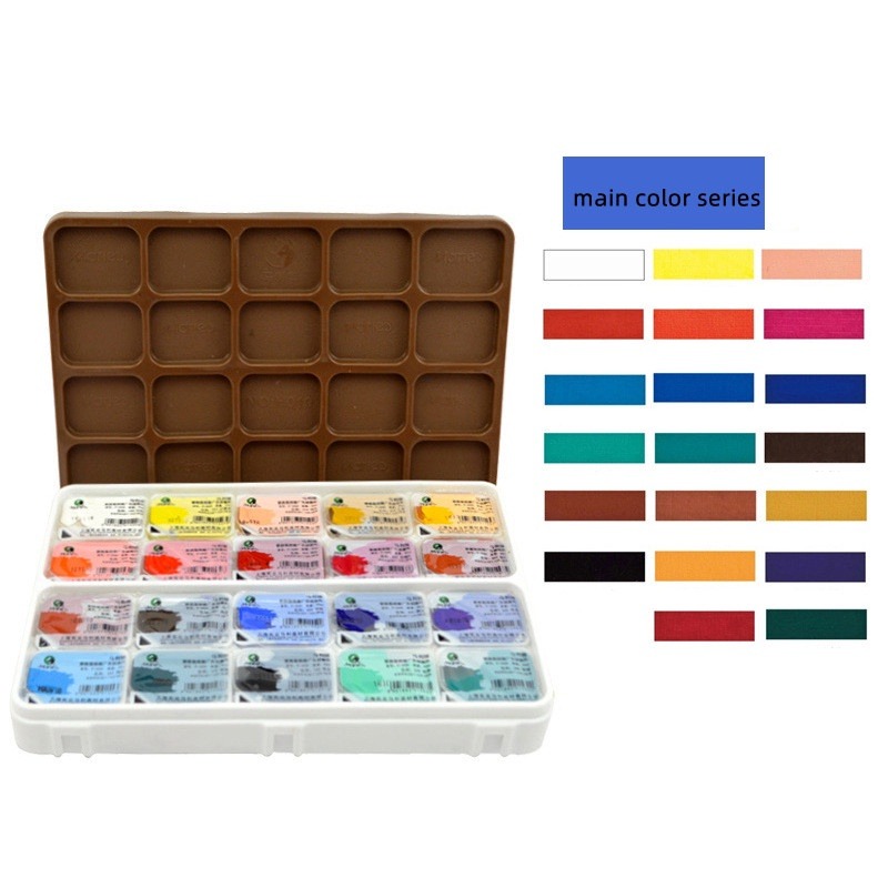 20 Colors Jelly Gouache 30 ML Concentrated Poster Painting Artist ...