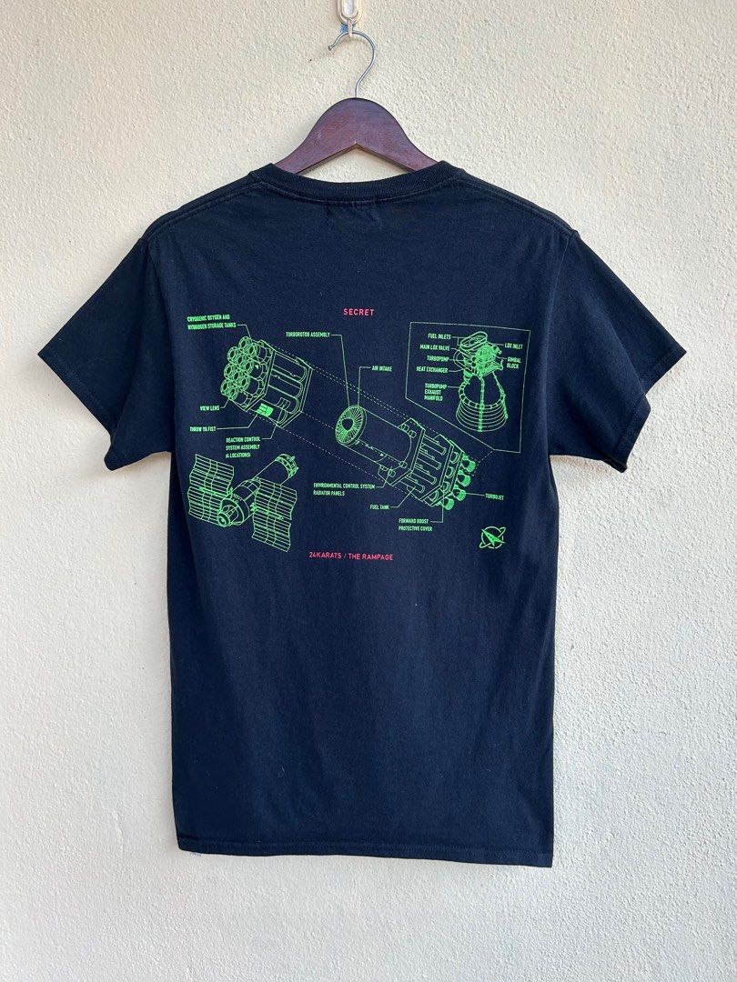 24 Karats Throw Ya Fist AD Tour 2019, Men's Fashion, Tops