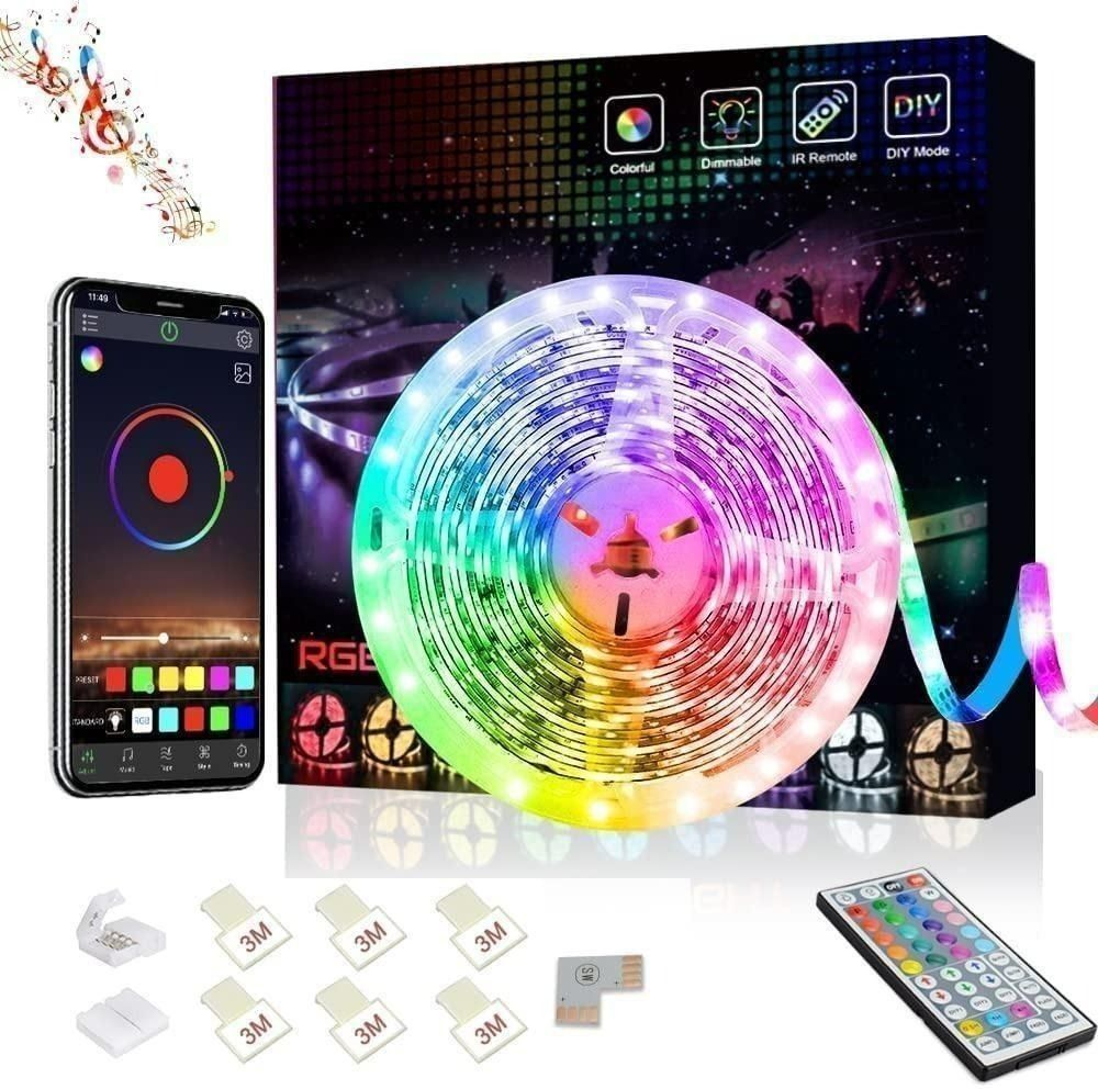 Intelligent Usb Rgb5050 Led Strip Light App Control Color - Temu