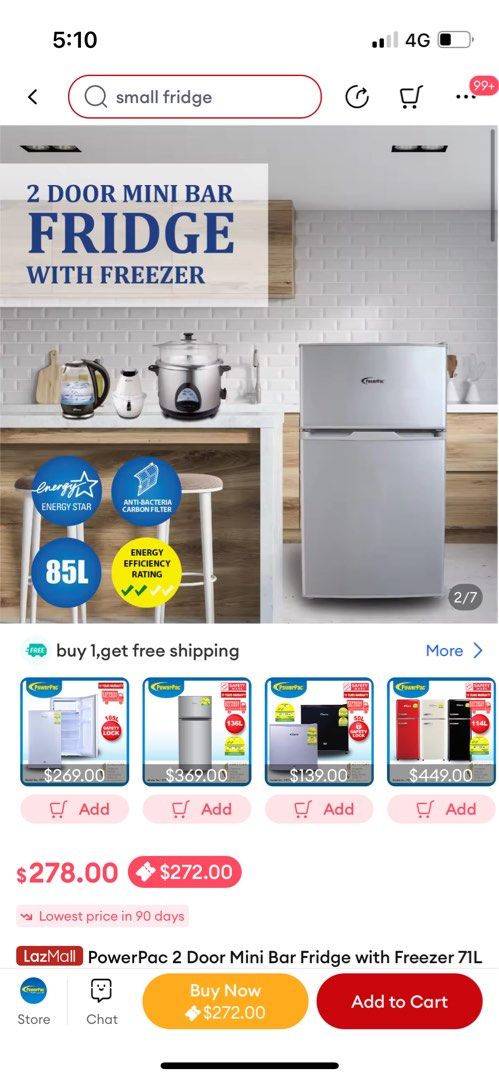 Small fridge prices on sale at ok furniture