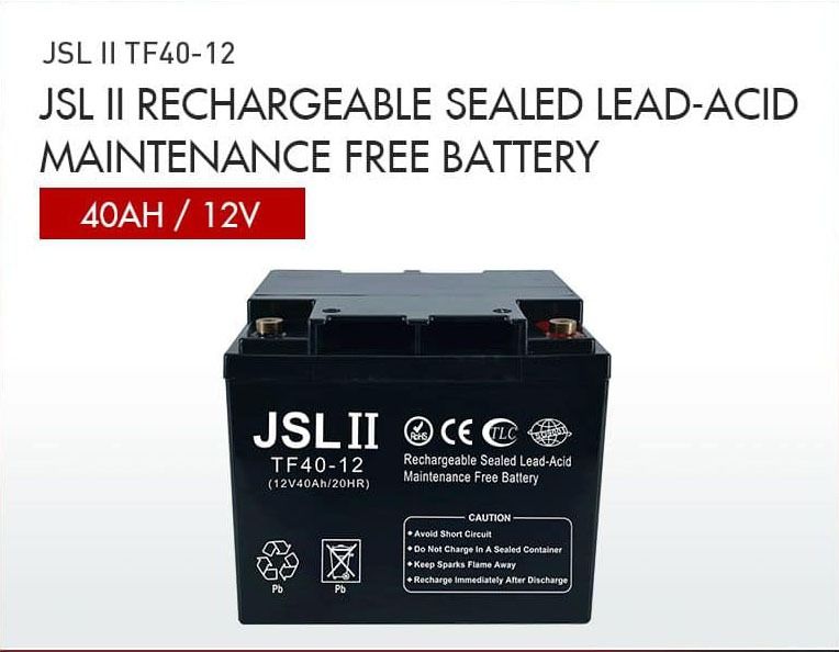 12V 40Ah Sealed Lead Acid Replacement Battery