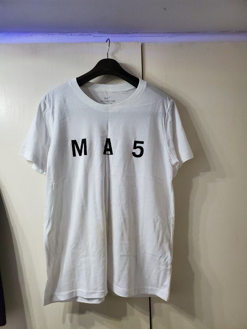9成新Fragment Design x Nike Lab MA5 LOGO TEE size M, 男裝, 上身及