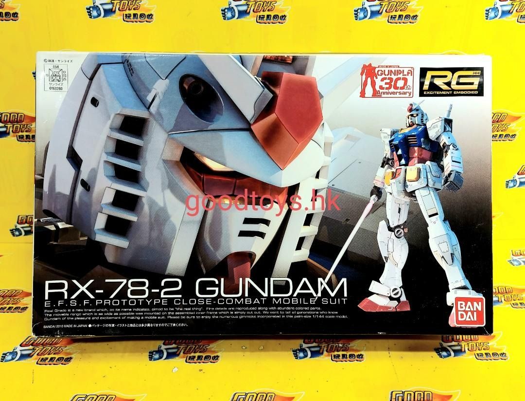 全新未砌高達模型BANDAI RG 1/144 RX-78-2 GUNDAM 元祖高達, 興趣及