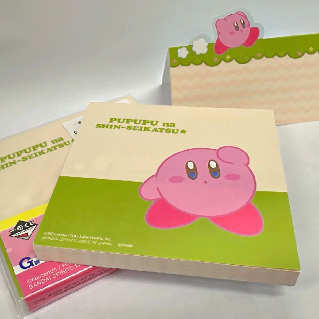 星之卡比 一番賞 G賞 memo pad62859981710851111