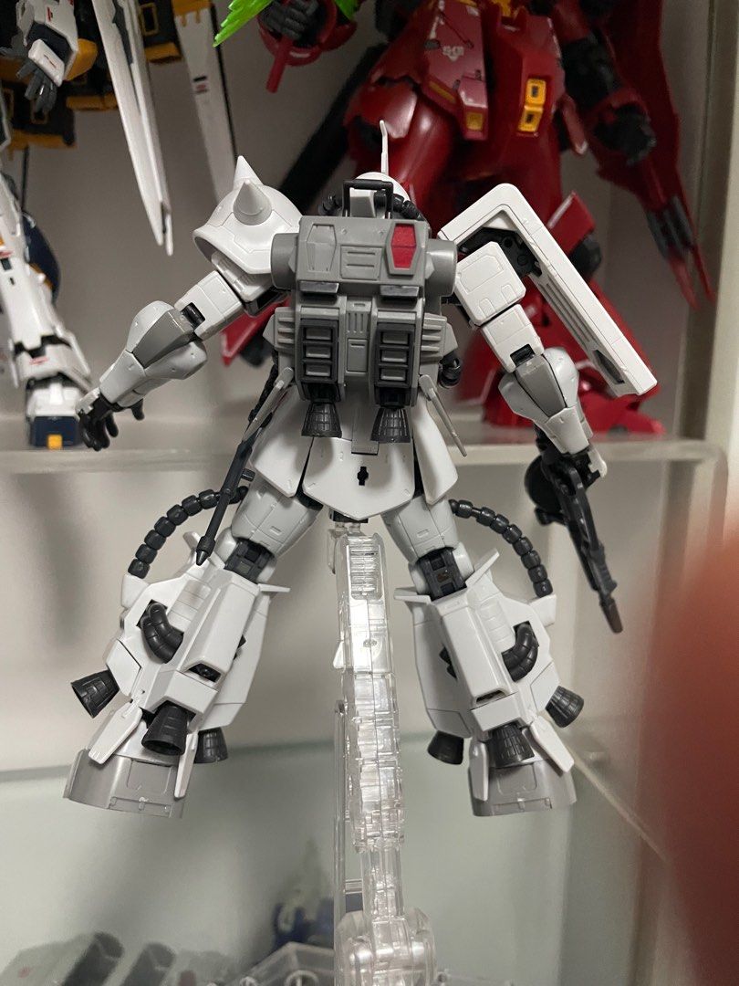 已砌 魂限 Bandai RG 1/144 白狼 ZAKU 渣古 Universal Century 模型 高達 機動戰士, 興趣及遊戲 ...