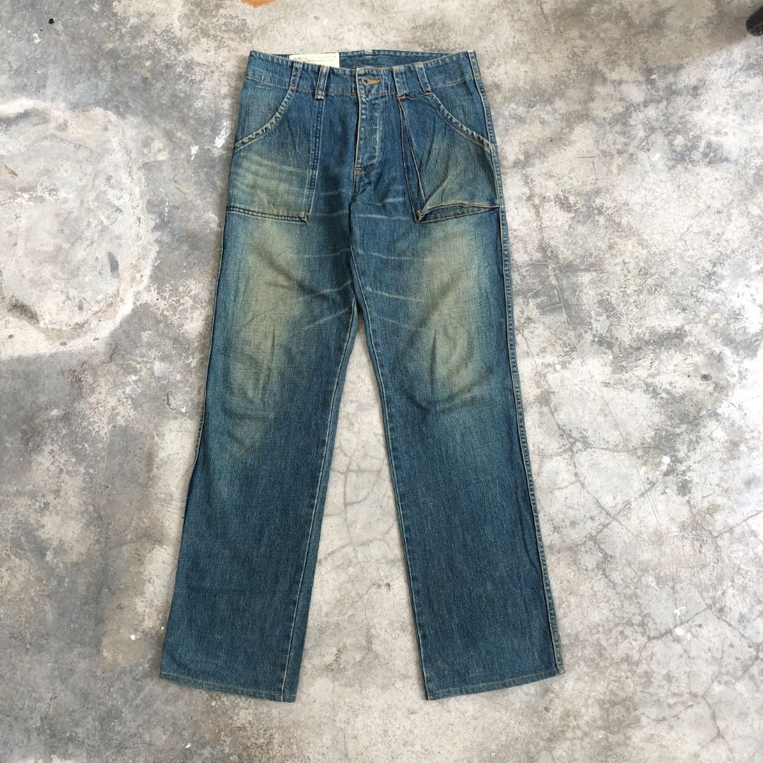 Army fatigue biker clearance jeans