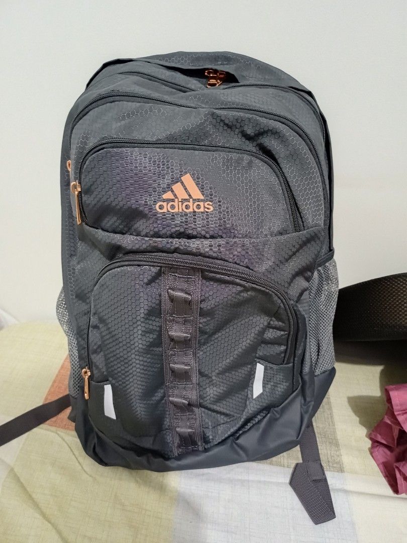 Black and rose shop gold adidas backpack