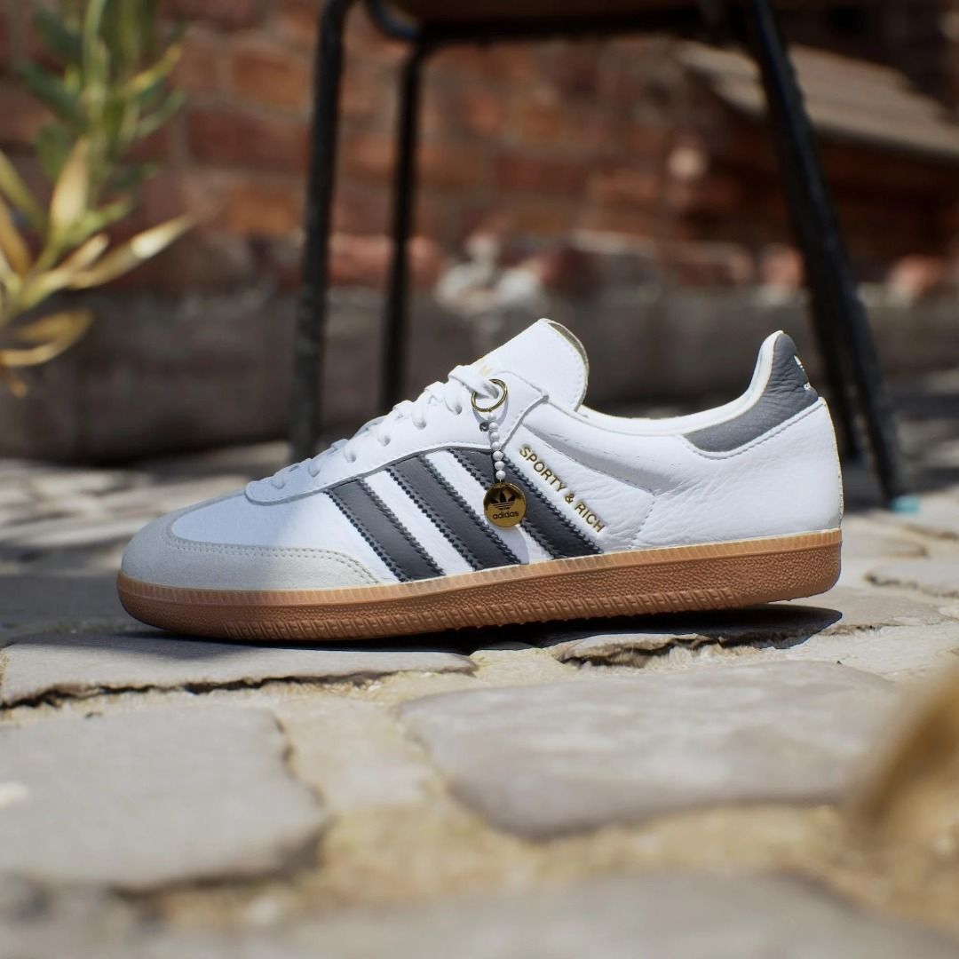 Sporty & Rich × adidas Samba OG 24.5cm-