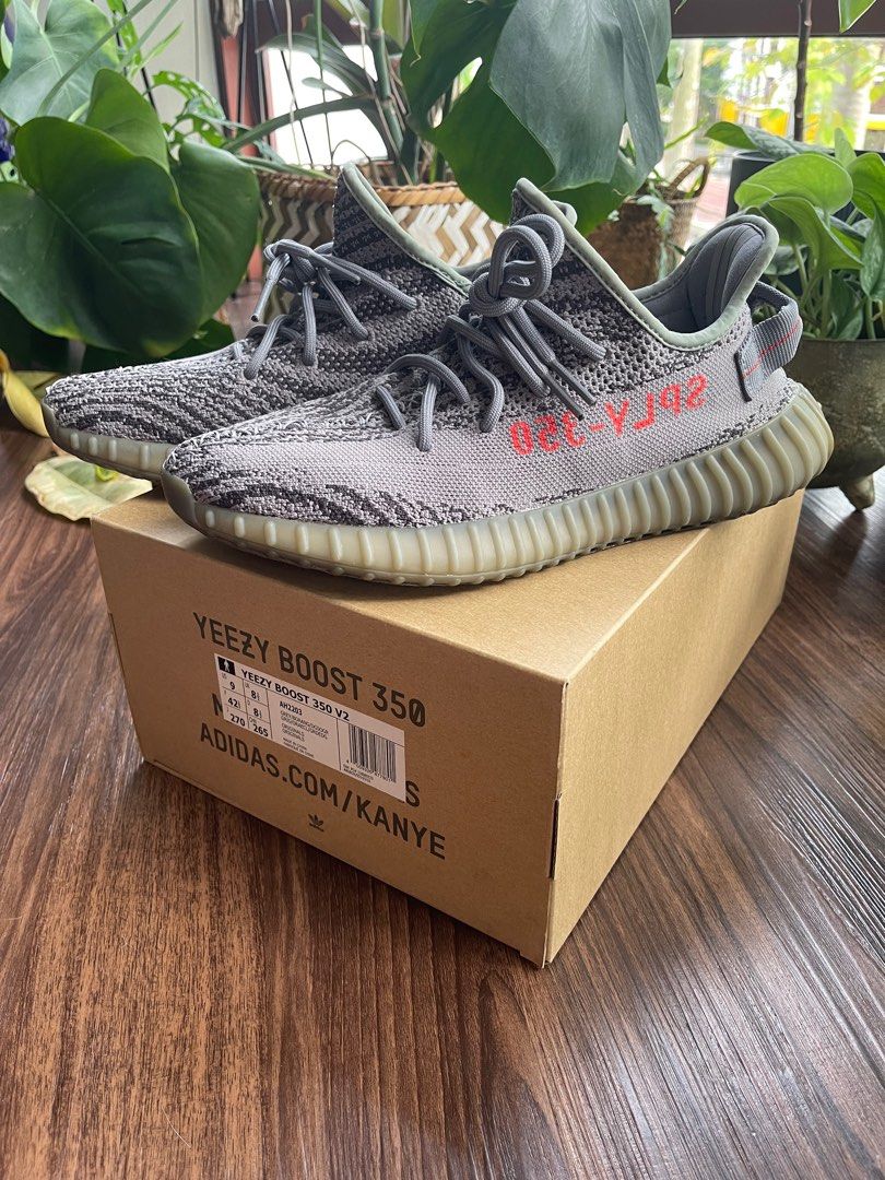 Adidas yeezy 350 beluga v2 us9, Men's Fashion, Footwear, Sneakers on  Carousell
