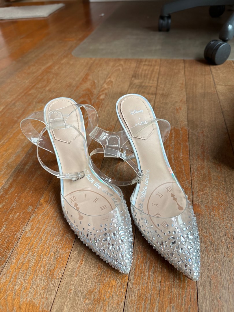 ALDO Disney Glass Slipper heels size 38