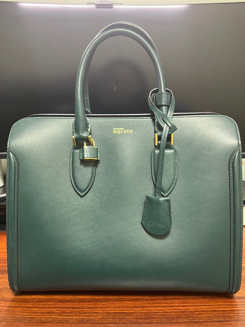 Alexander mcqueen green bag on sale