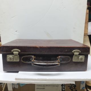Antique Old Rare School Bag Made From Cardboard Vintage 