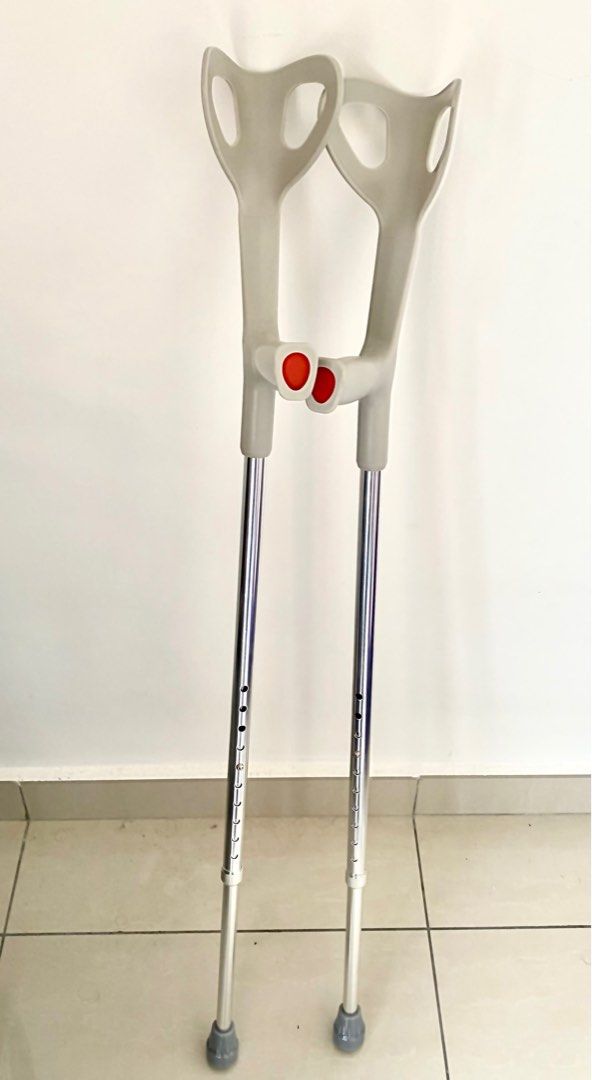 Aluminium Elbow Crutch Walking Stick Elbow Crutches Forearm Underarm