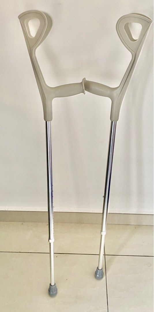 Aluminium Elbow Crutch Walking Stick Elbow Crutches Forearm Underarm