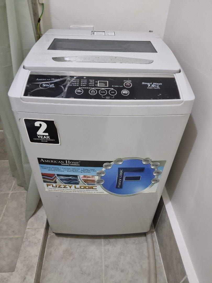 American Home Fully Automatic 7L Washing Machine TV Home