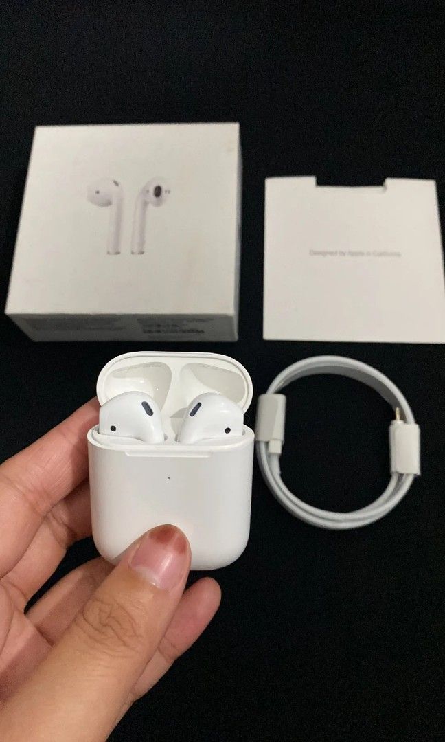 Original Apple Airpods gen 2 Audio Headphones Headsets on Carousell