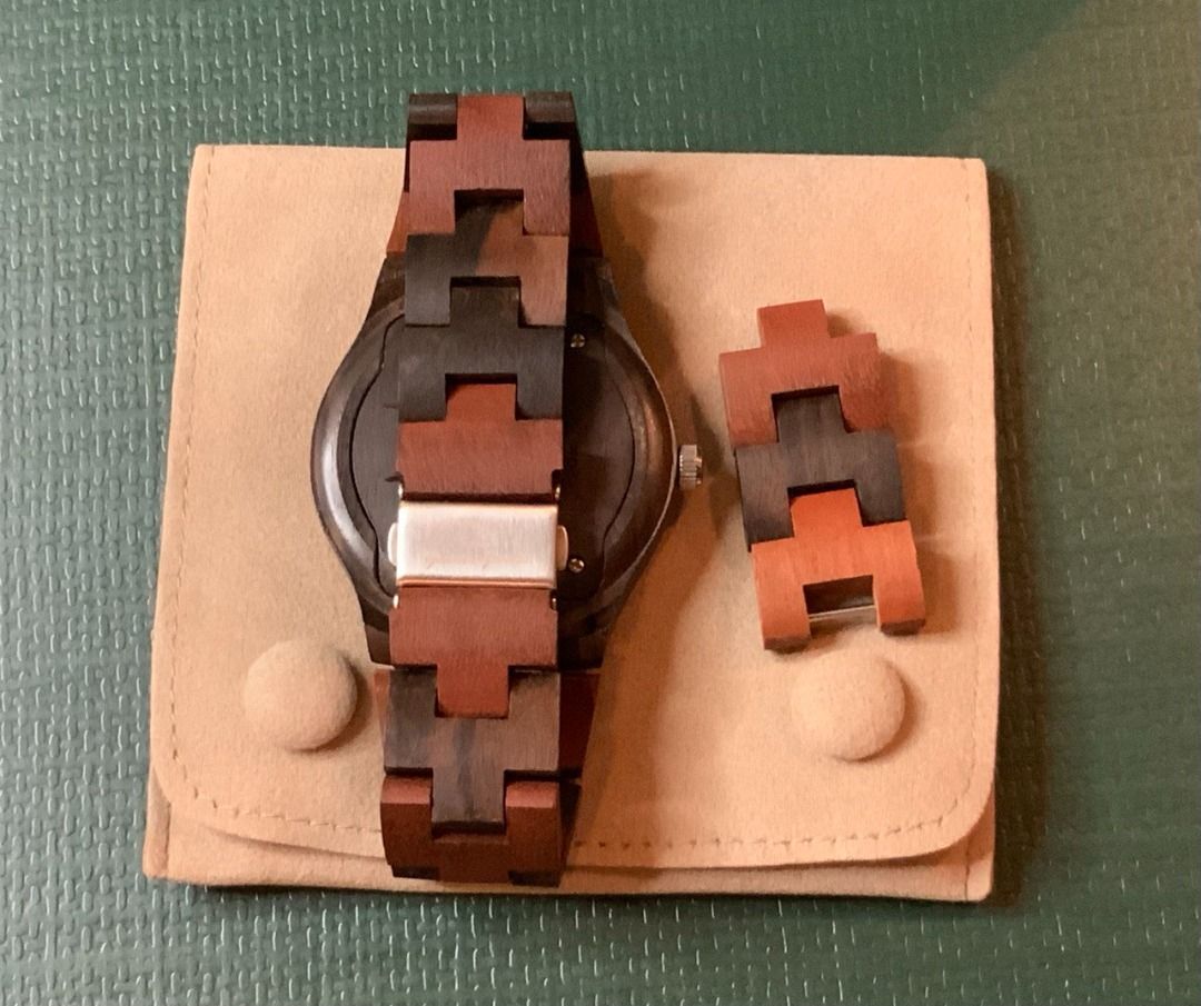 Gassen James Artisan Men Watch Wooden Face and Strap
