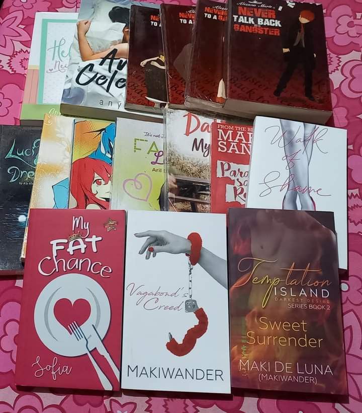 Assorted Wattpad Books (Category: Storybooks) located in Tagum. Submitted by msdreamer02 (Listing ID 1239619121, Image 2). Description: WTS / LFB PRELOVED WATTPAD BOOKS The True Man Trilogy = 900 In My Ex Brother's Bed = 150 Making Love = 85 Diary ng Panget 1- 4 = 100 Hello Neighbor = 300 Ava Celeste = 450 Talk Back and you're dead 1-2 & Never Talk Back to a Gangster 1-4 = 580 Lucid Dream = 100 Your place or mine 1& 3 = 200 Para sa hopeless roman