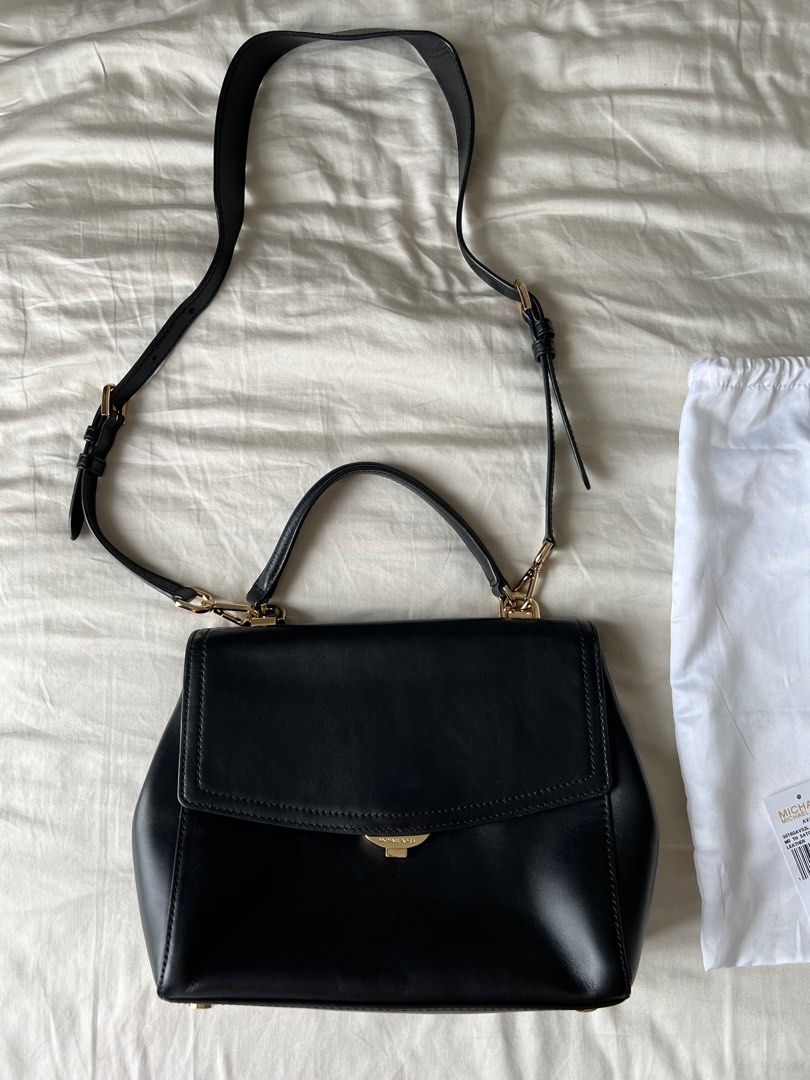 Michael kors ava shop medium black