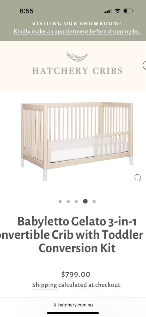 Babyletto gelato store cot review
