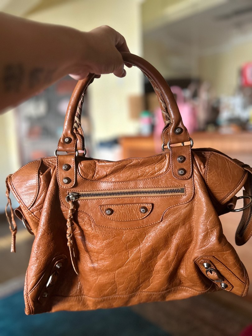 Balenciaga sales bag brown