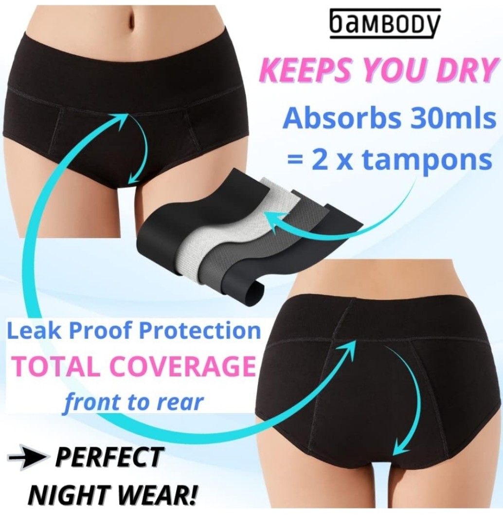 Bambody Absorbent Period Panty (M size) - 1pc, Women's Fashion, New  Undergarments & Loungewear on Carousell