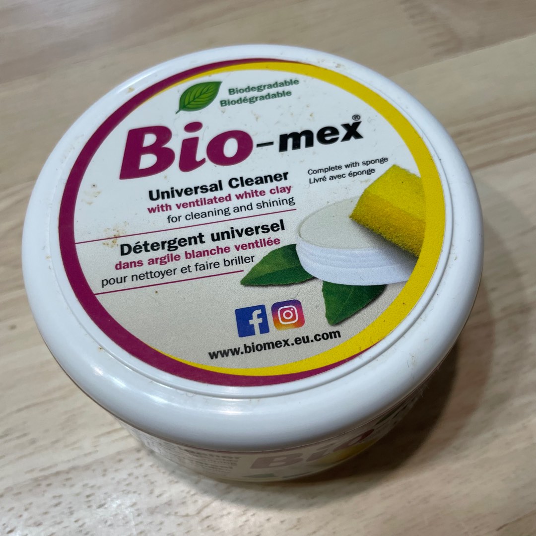 全新未使用」德國Bio-mex 白泥清潔磚, 家具及居家用品, 居家清潔及護理