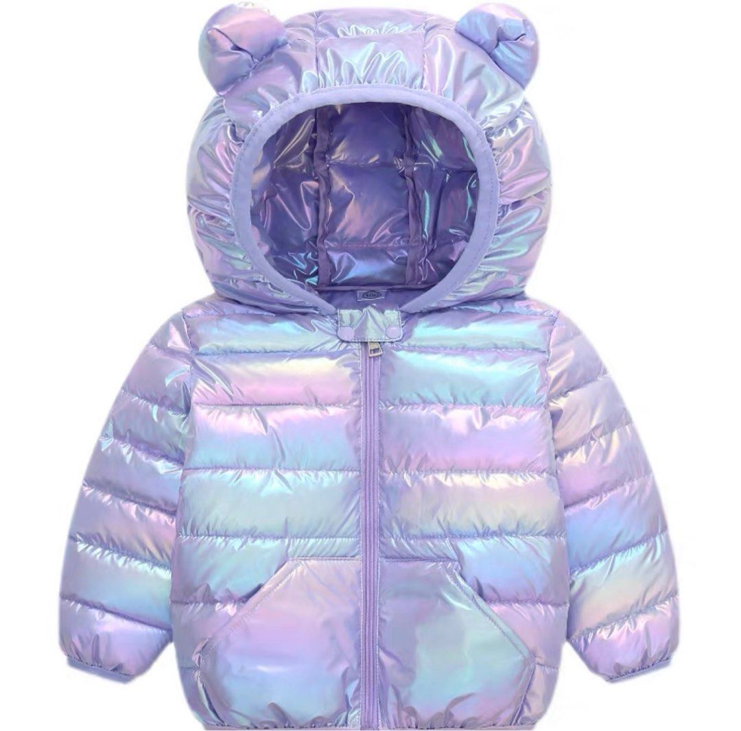 BN Kids Winter Jacket Unicorn purple Pink