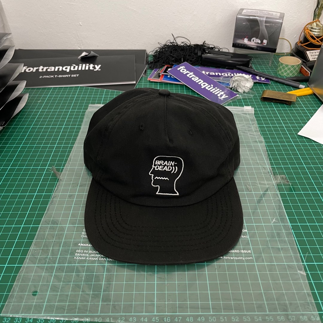 Brain dead best sale logo cap